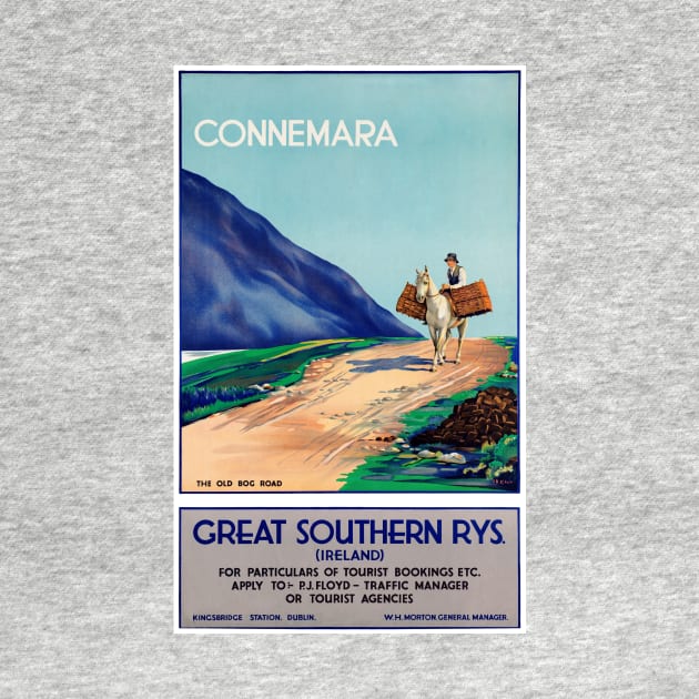 Vintage Travel Poster Ireland Connemara by vintagetreasure